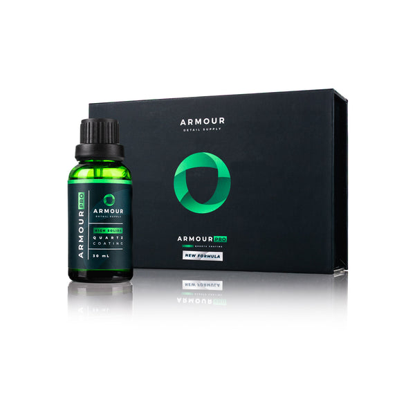 Armour Detail Supply Quartz Coating 30ml Bottle and packaging front view on a white background.