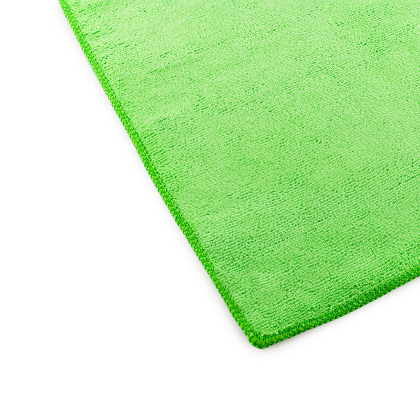 Car Wash 16x27 lime green corner view on a white background.