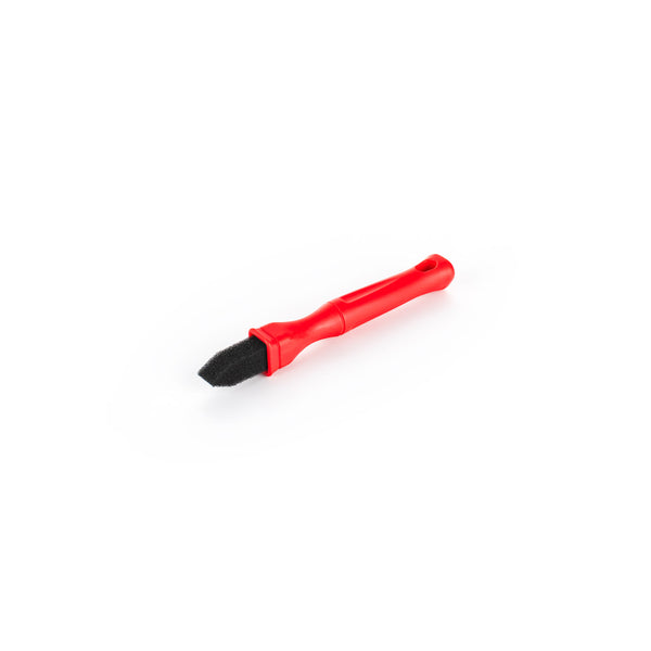 Detail Factory Foam Applicator small red on a white background.