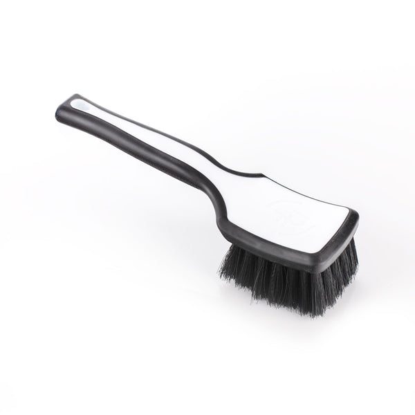 Detail Factory Interior Scrub Brush Black Ice front view on a white background.
