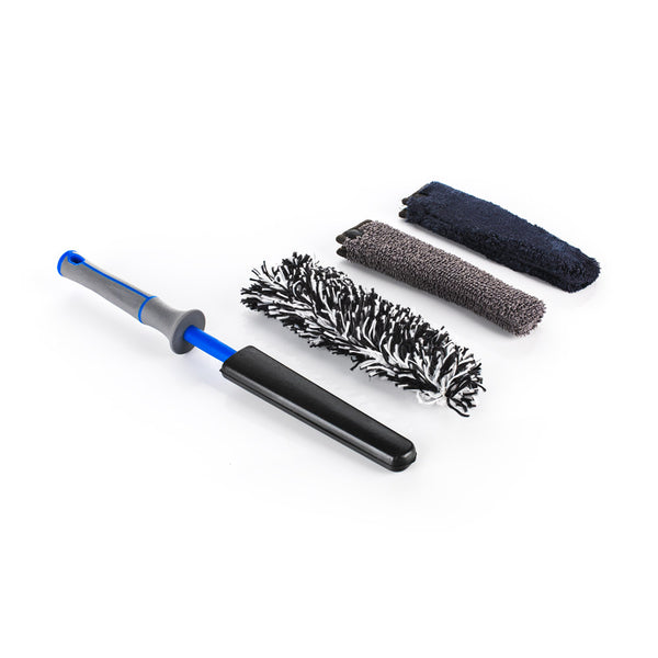 Detail Factory Wheel Barrel Mini Brush Kit Avalanche view on a white background.