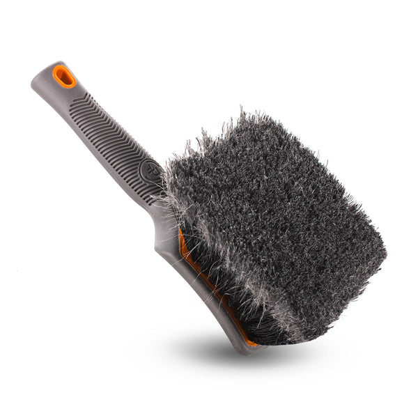 Detail Factory Wheel Face Bush Solar flare Bristles view on a white background.