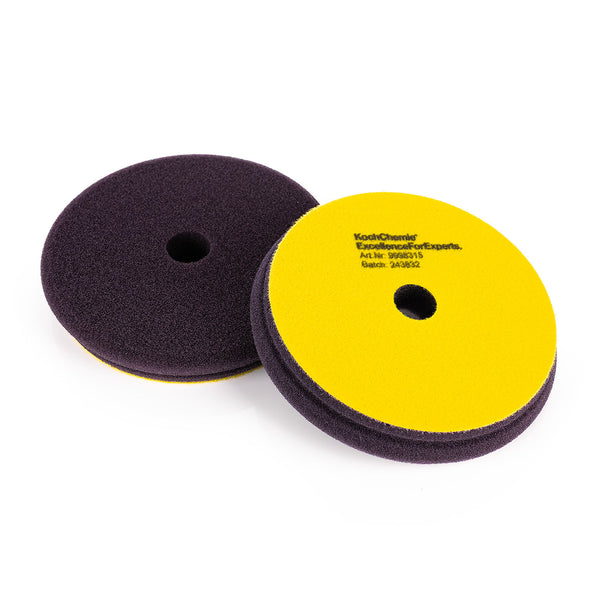 Koch-Chemie FineCut FoamPad 150mm front and back view on a white background.