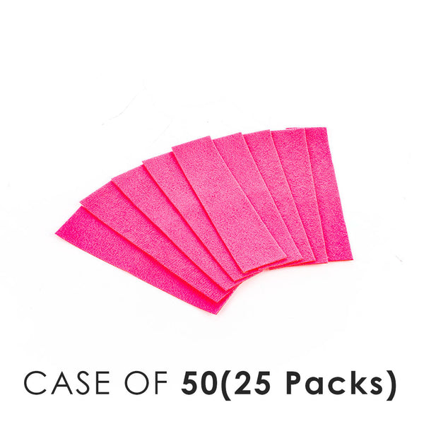 Monkey Strips Pink layered view with the text "Case of 50(25 Packs)" on a white background.