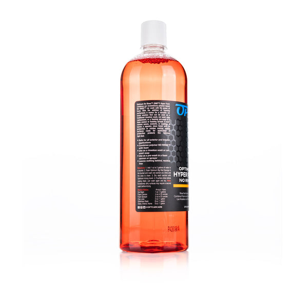 Optimum Hyper Foam 32oz Bottle side view on a white background.