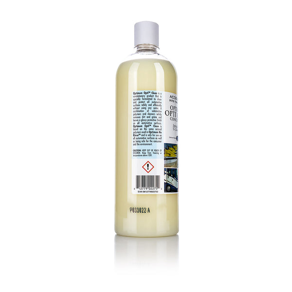 Optimum Opti Clean 32oz Bottle Barcode view on a white background.