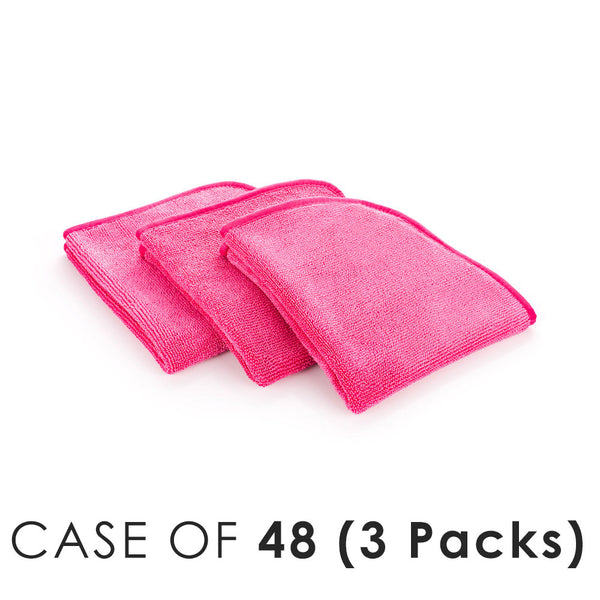 FTW 16x16 Pink layered view with the text "Case of 48 (3 Packs) on a white background.