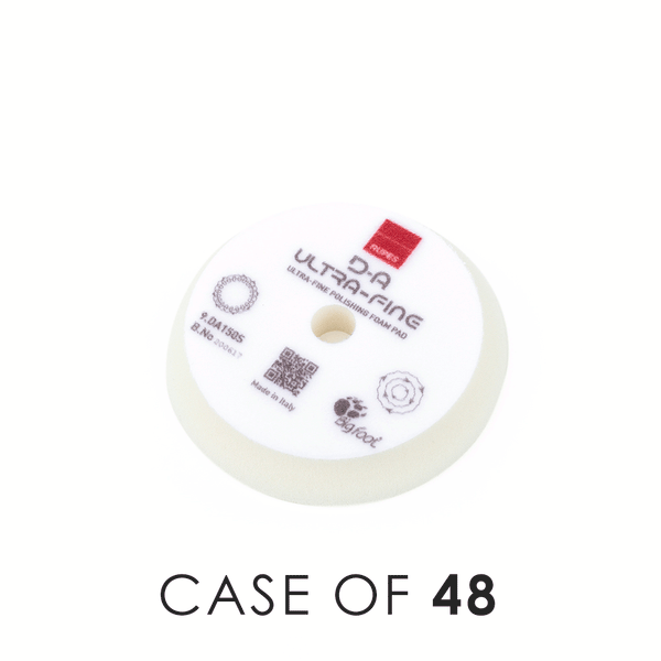 Rupes Da Ultra Fine pads 150mm with the text "Case of 48" on a white background.