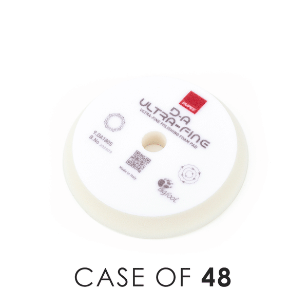 Rupes Da Ultra Fine pads 180mm with the text "Case of 48" on a white background.
