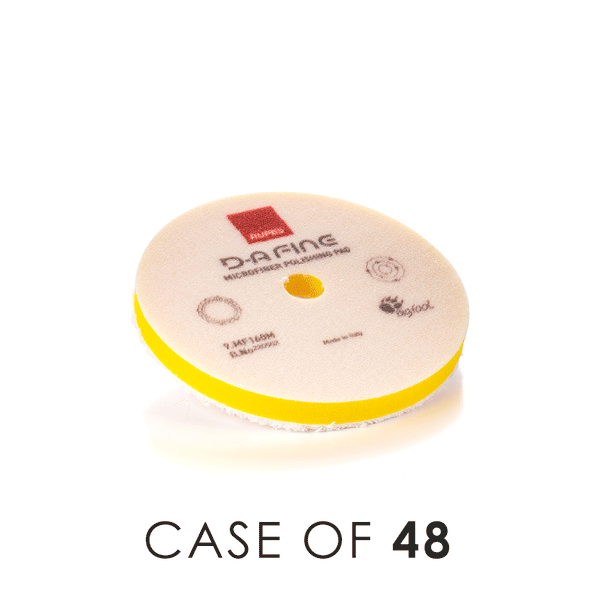 Rupes Da Fine pad 6 inch with the text "Case of 48" on a white background.