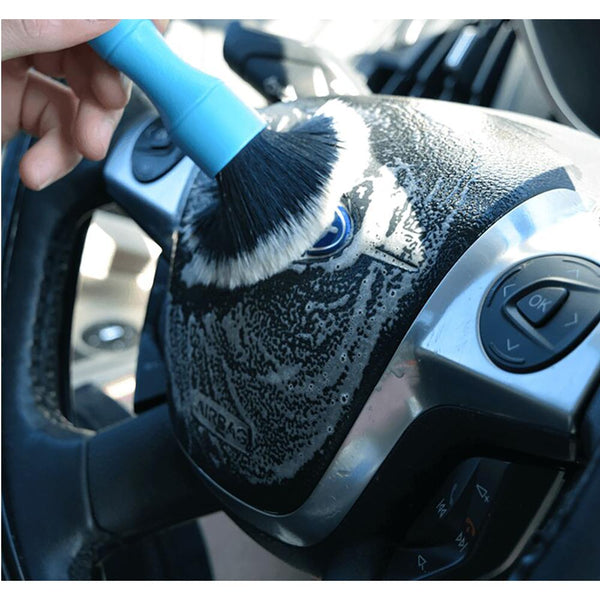 Detail Factory Synthetic Brush Blue Short Handle Demo