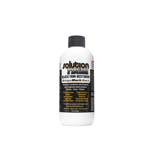 Solution Finish Black Trim Restorer