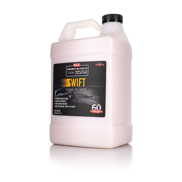 A jug of and S Swift on a white background.