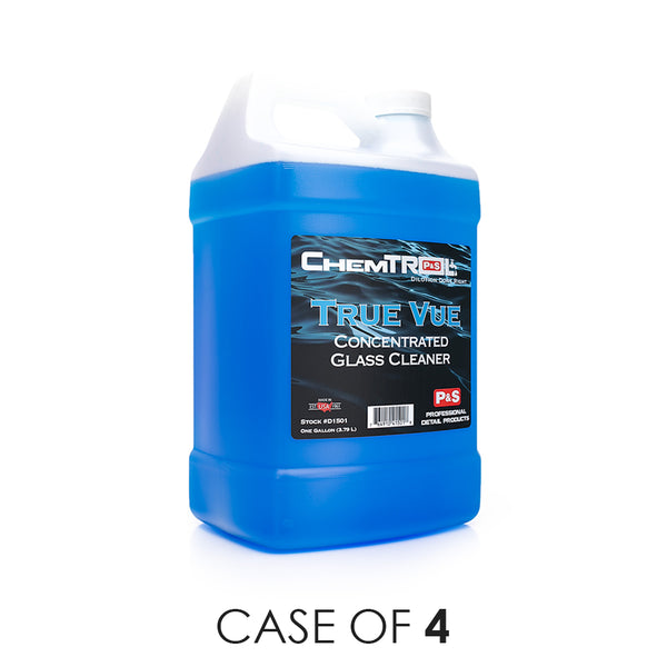 A jug of P & S True Vue on a white background with the text 'Case of 4'.