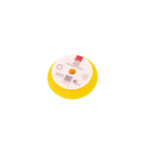 Rupes High Performance Fine Finishing Foam Pad - D-A Fine Yellow 100mm
