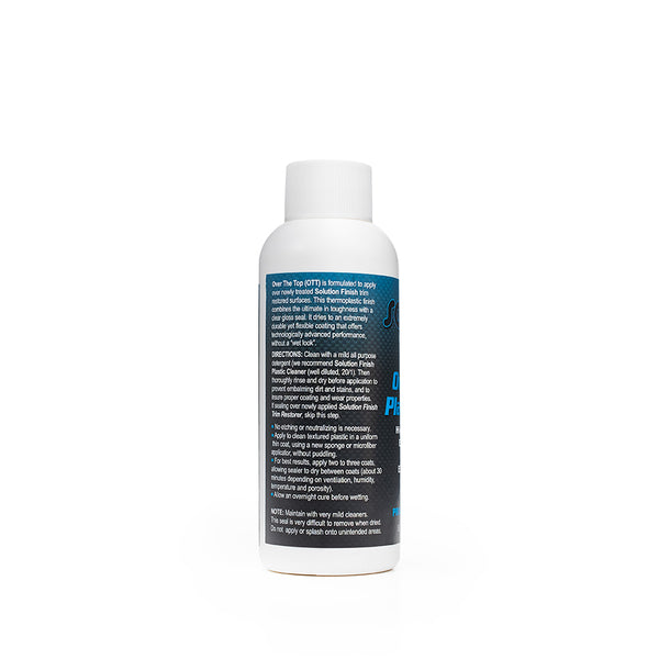 Solution Finish Over the Top Plastic Sealer Label