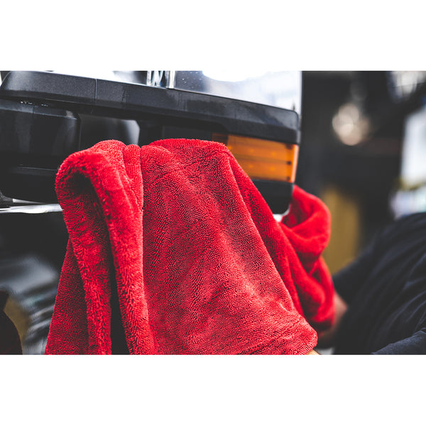The Rag Company 1500 Drying Towel Red Demo