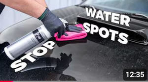 How to Remove & Prevent Water Spots On Your Car