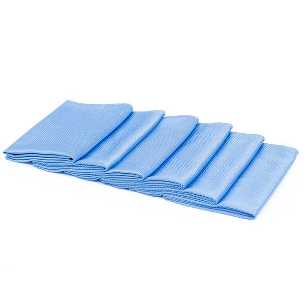 TRC Diamond Weave Glass & Window Towel Blue 16x124 6 Pack