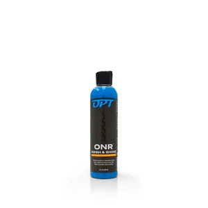 Optimum ONR Wash and Shine 8oz bottle on a white background.