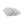 The Rag Company Spa and Workout 16x27 ice grey 3 pack layered view on a white background.