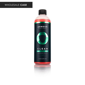 Armour Detail Supply Clean 16oz bottle with the text "Wholesale Case" on a white background.