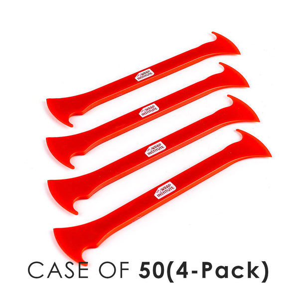 Design Lab Double Axe red with the text "Case of 50(4-Pack)" on a white background.