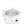 White clean screen clipped onto a bucket on a white background