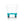 Teal clean screen inside of a bucket on a white background