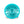 Teal clean screen on a white background