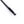 The handle of a black Detail Factory Fender Well Brushy on a white background.