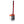 A red Detail Factory Fender Well Brush in its container on a white background.