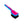 A pink Detail Factory interior Scrub Brush on a white background.