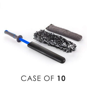 Detail Factory Wheel Barrel Brush Kit Avalanche with the text "Case of 10" view on a white background.