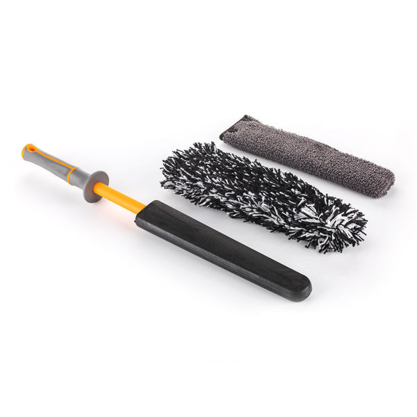 Detail Factory Wheel Barrel Brush Solar flare product view on a white background.