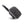 Detail Factory Wheel Face Brush Black Ice bristles view on a white background.