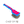 A pink and blue Progrip Tire Brush on a white background with the text 'Case of 12'.