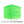 Edgeless Creature 16x16 lime green stacked view with the text 