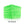 Edgeless Creature lime green 16x16 stack view with the text 