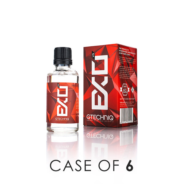 Gtechniq EXOv5 Ultra Durable Hydrophobic Coating 50ml Case of 6