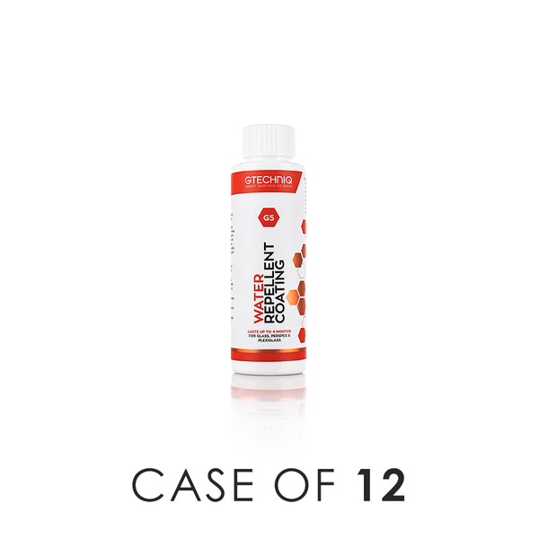 Gtechniq G5 Water Repellent Coating for Glass and Perspex 100ml Case of 12