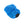 Chenille Mitt blue on a white background.