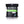 Chenille Mitt lime green 2 pack packaging back view on a white background.
