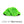 Chenille Mitt lime green with the text 