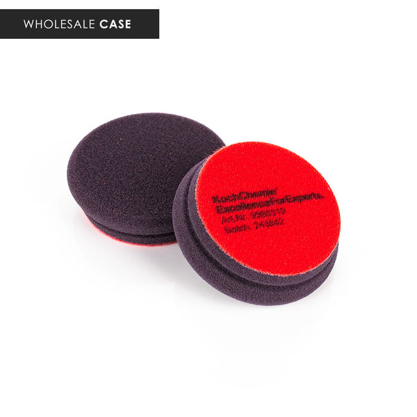 KochChemie Heavy Cut Pad 76mm front and back view with the text "Wholesale Case" on a white background.