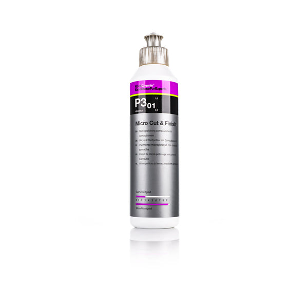 Koch-Chemie Micro Cut 250ml front view on a white background.