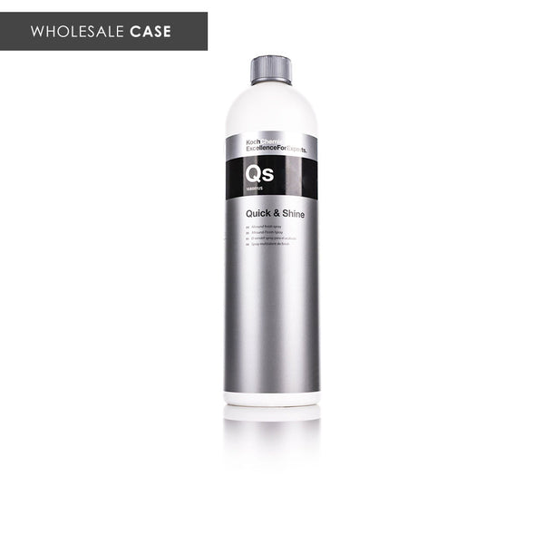 Koch-Chemie Quick Finish 1 Liter front view with the text "Wholesale Case" on a white background.