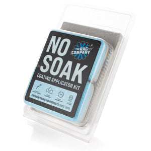 The packaging of the No Soak Coating Applicator Kit on a white background.