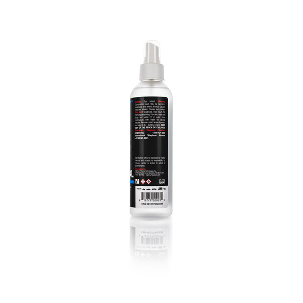 Optimum Hyper Seal 8oz bottle code view on a white background.