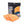 Premium FTW 16 x 16 Orange 3 Pack of towels with packaging on a white background. 